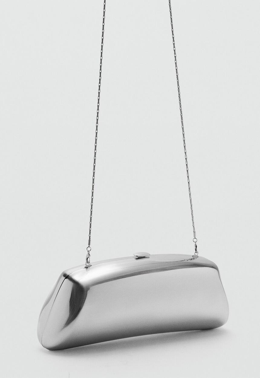 MANGO - Lavinia Handbag - Silver