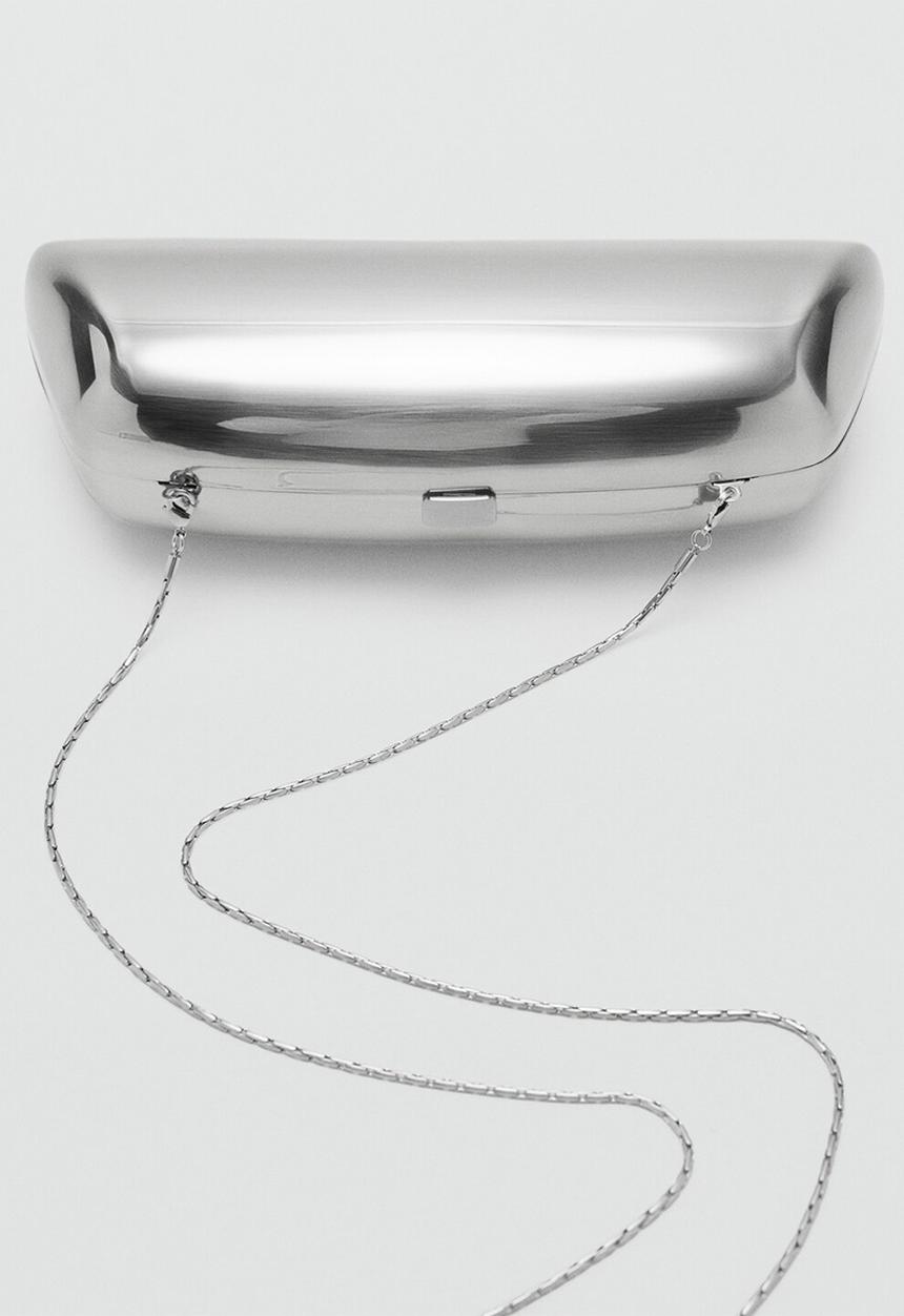 MANGO - Lavinia Handbag - Silver