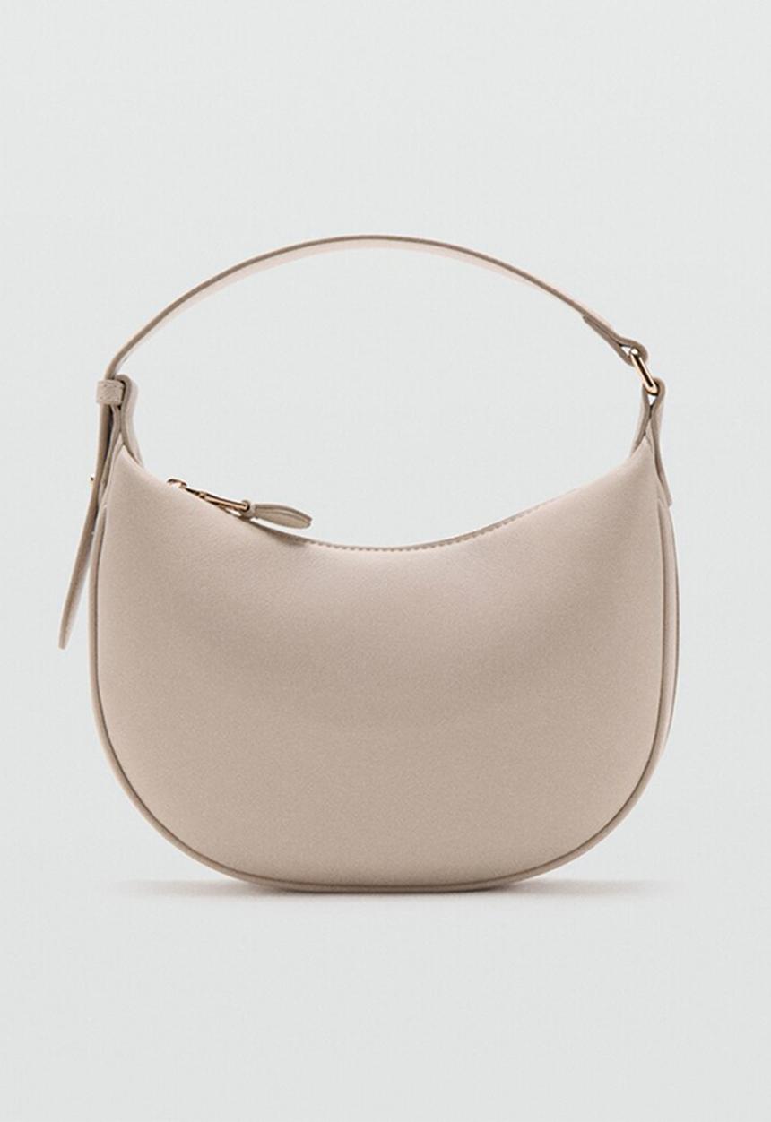 MANGO - Delia Handbag - Natural