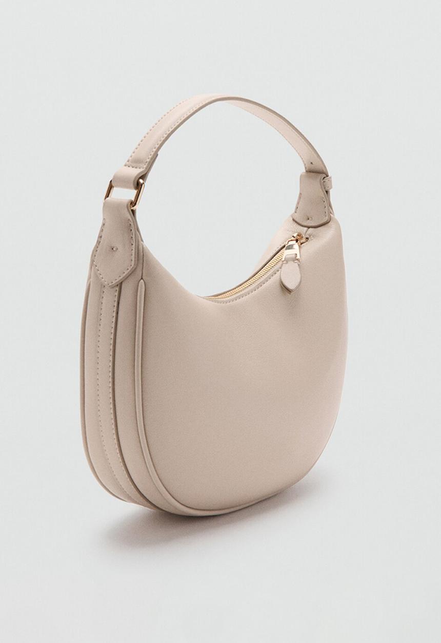 MANGO - Delia Handbag - Natural