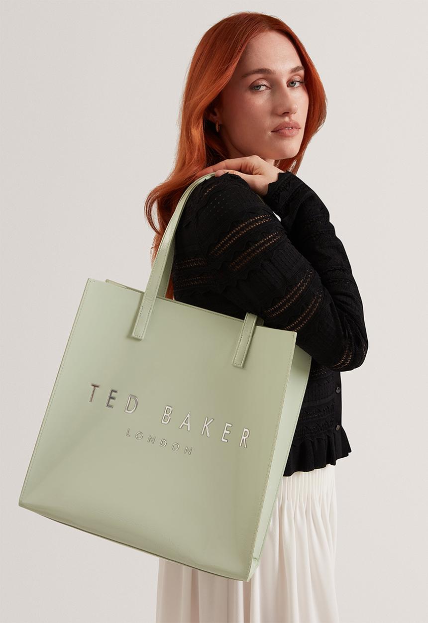 Ted Baker - Crinkon Crinkle Large Icon Bag - Lt-Green