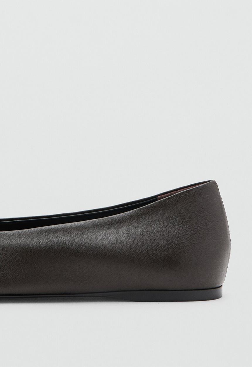 MANGO - Genta pump - dark brown