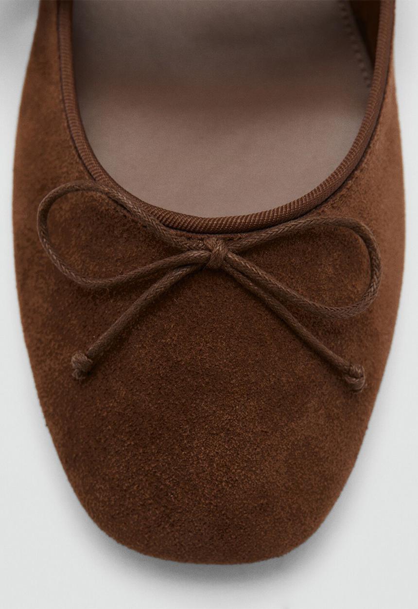 MANGO - Gift mary jane - dark brown