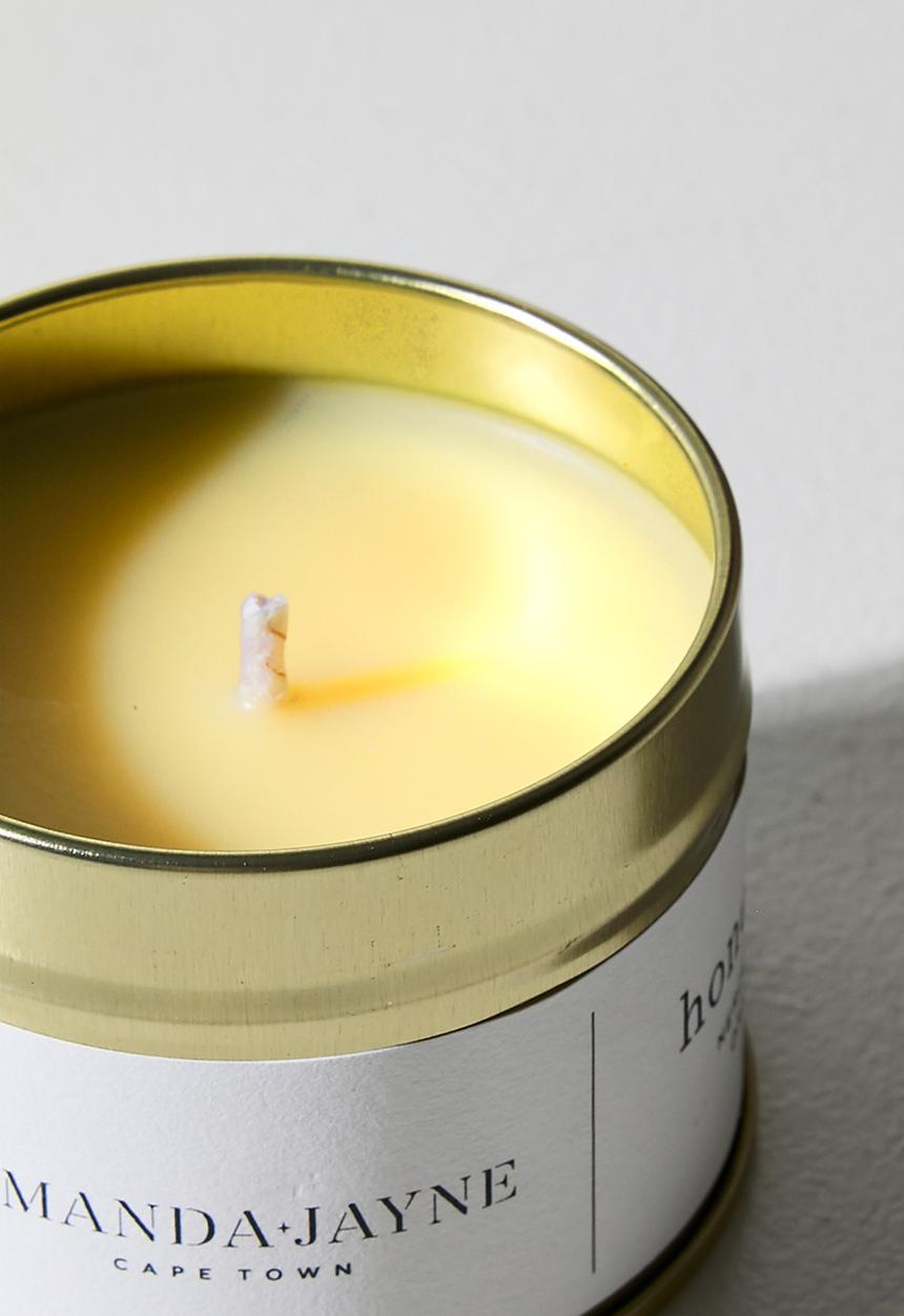 Amanda Jayne - Honeysuckle Gold Tin Candle
