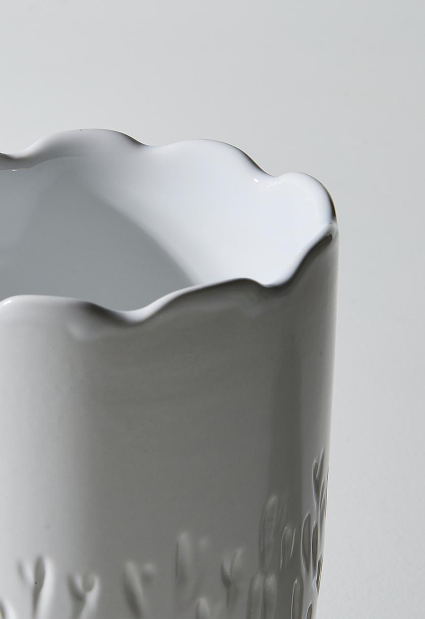 Urchin Art - Bullet Vase - White