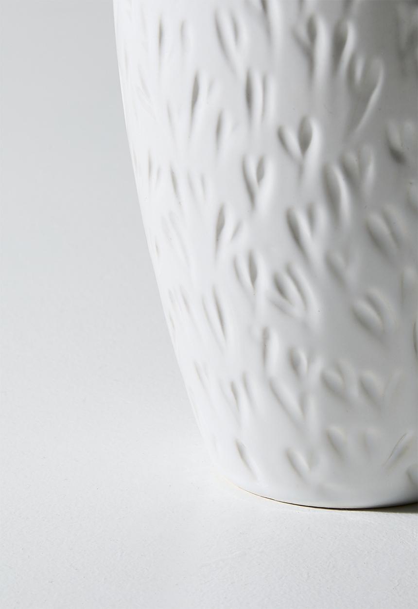 Urchin Art - Bullet Vase - White