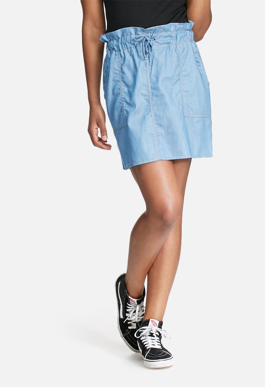 dailyfriday - Short paper bag skirt
