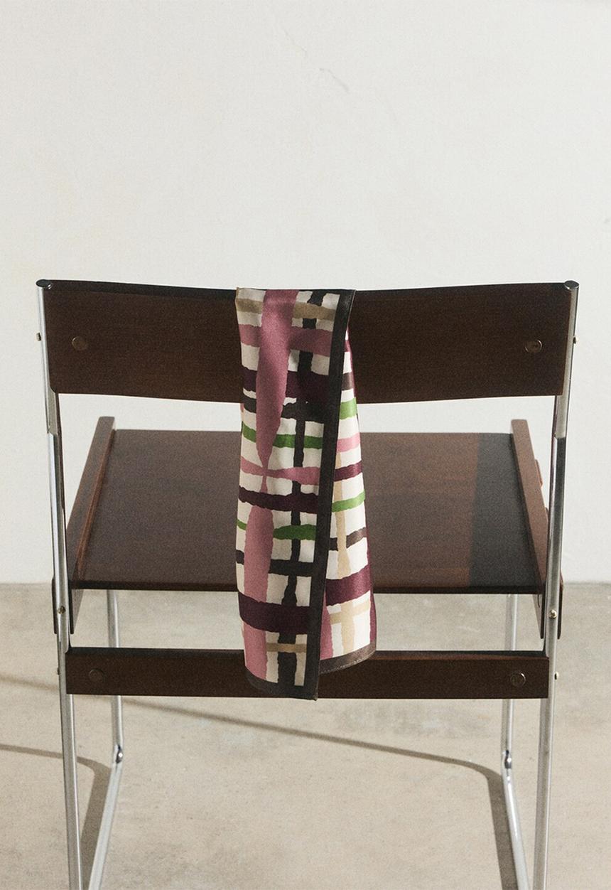 MANGO - Malia Kerchief - Dark Red