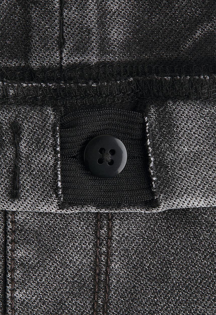 H&M - Wide denim-look trousers - denim grey