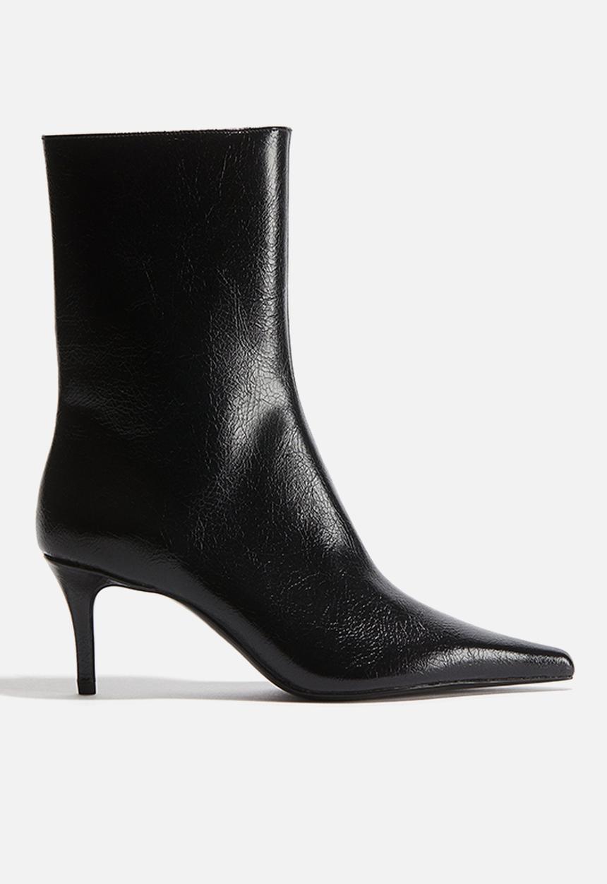 H&M - Heeled ankle boots - black