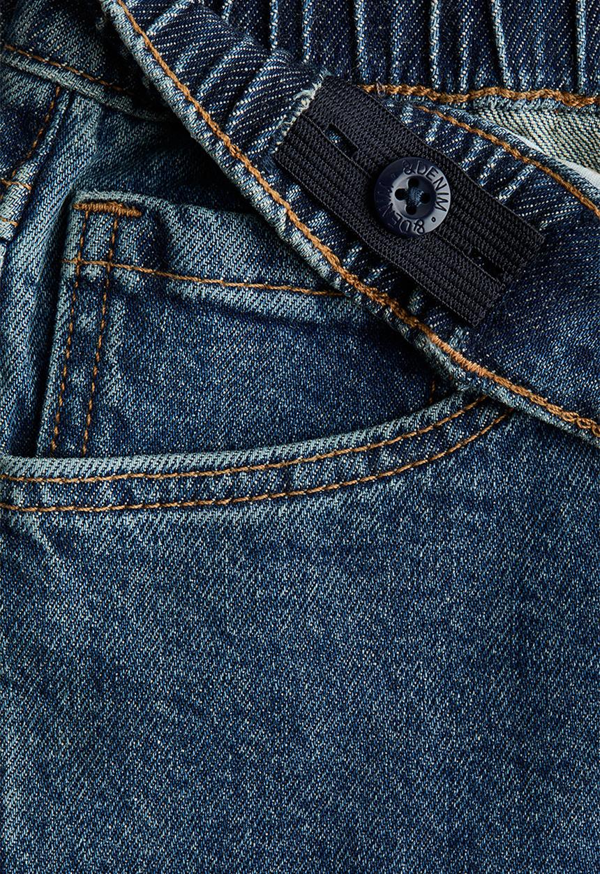 H&M - Relaxed fit denim shorts - denim blue