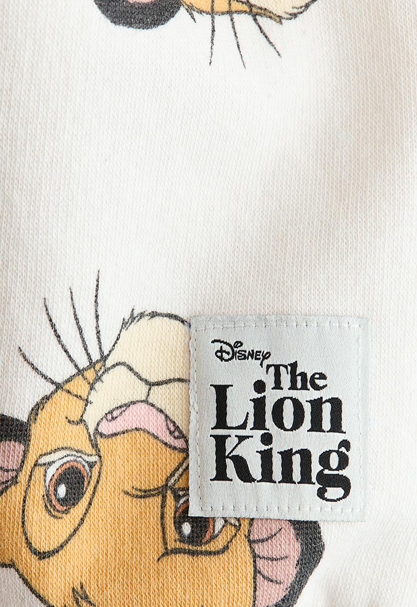 H&M - 2-Piece printed sweatshirt set - cream/the lion king