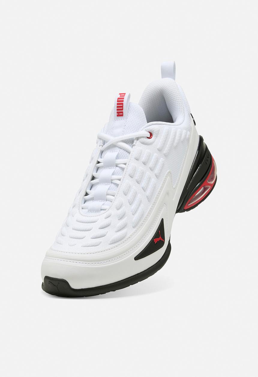 PUMA - Meza - PUMA White-PUMA Black-For All Time Red