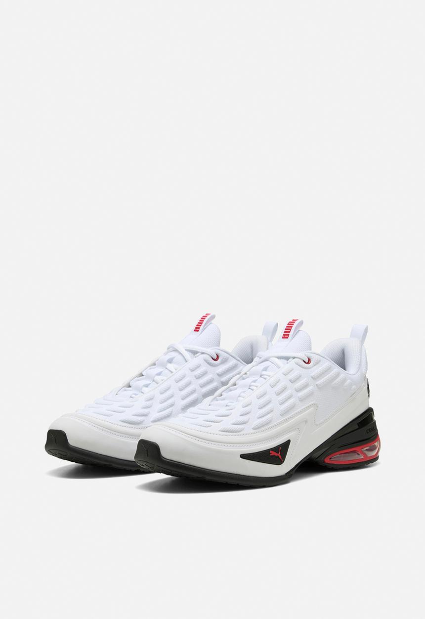 PUMA - Meza - PUMA White-PUMA Black-For All Time Red
