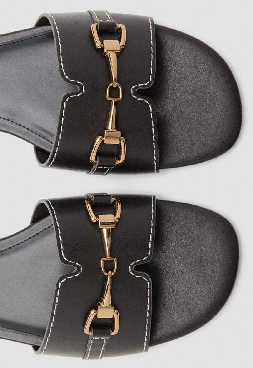 MANGO - Earth slide - dark brown