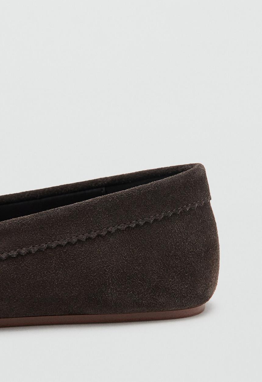MANGO - Golo boat shoe - dark brown