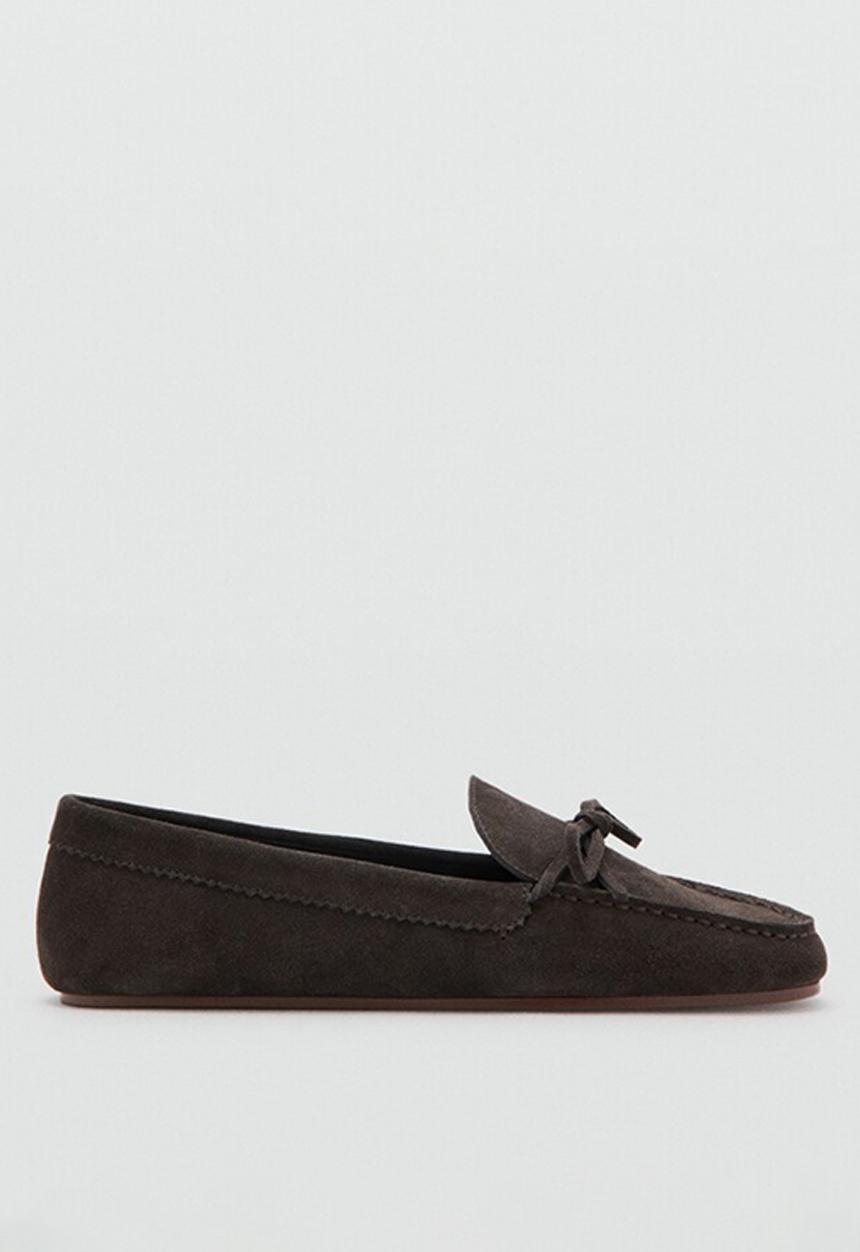 MANGO - Golo boat shoe - dark brown