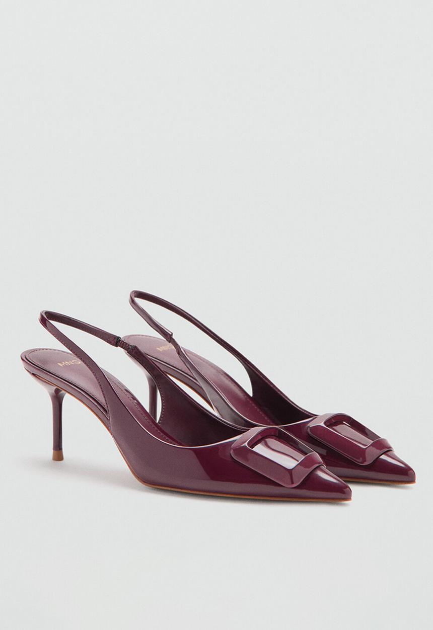 MANGO - Princess heel - dark red