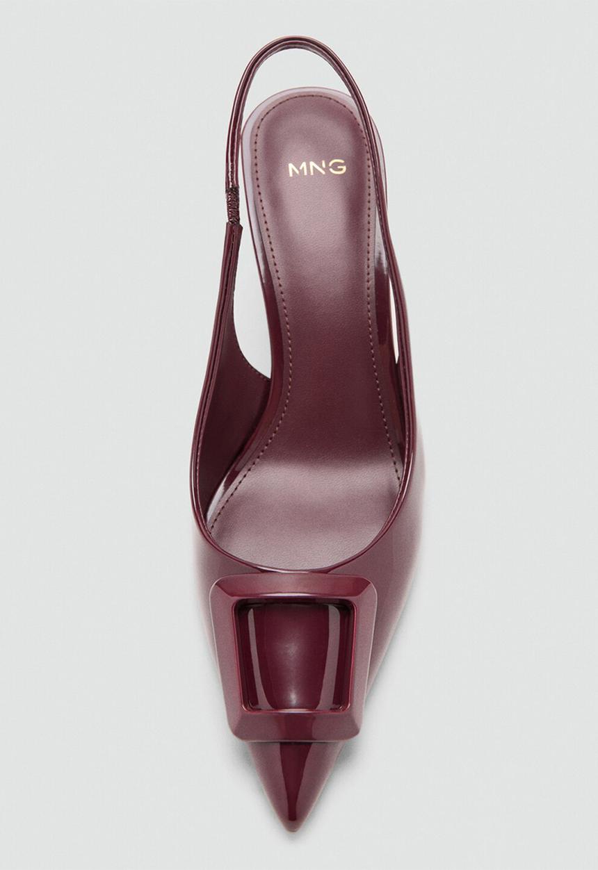 MANGO - Princess heel - dark red