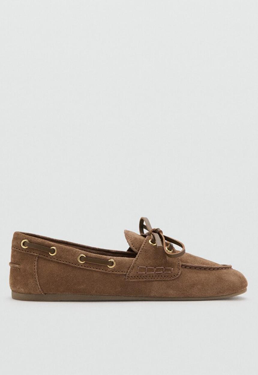 MANGO - Boat shoe - brown