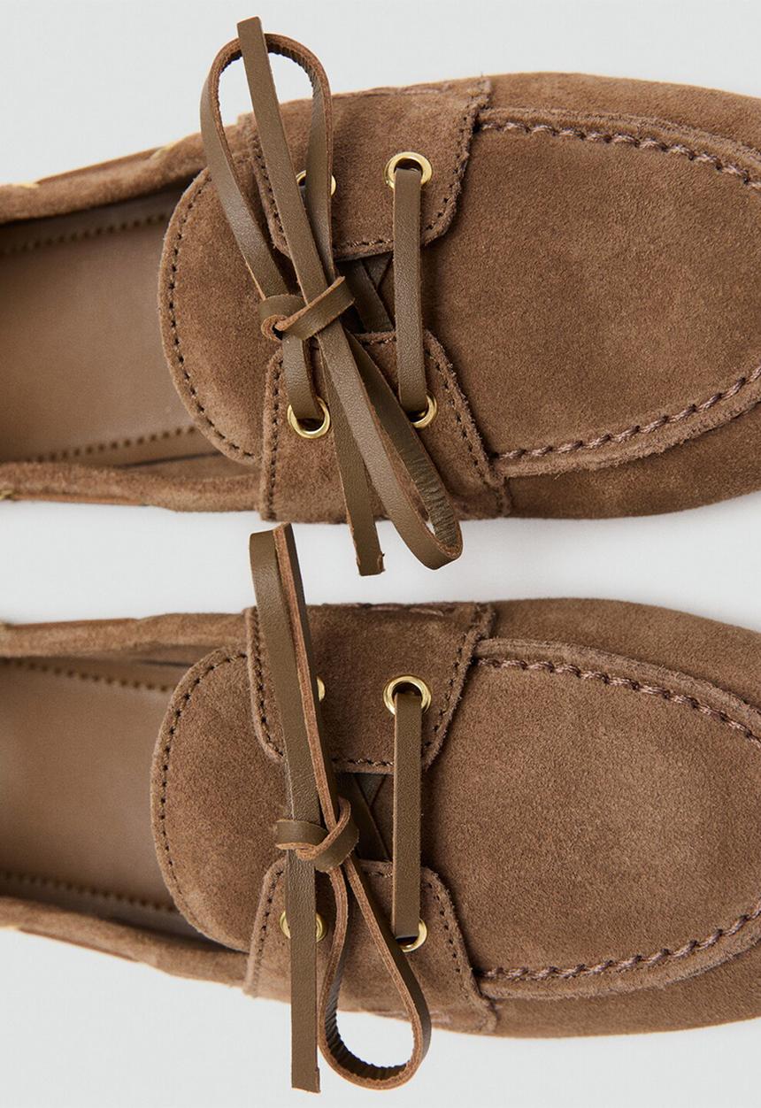 MANGO - Boat shoe - brown