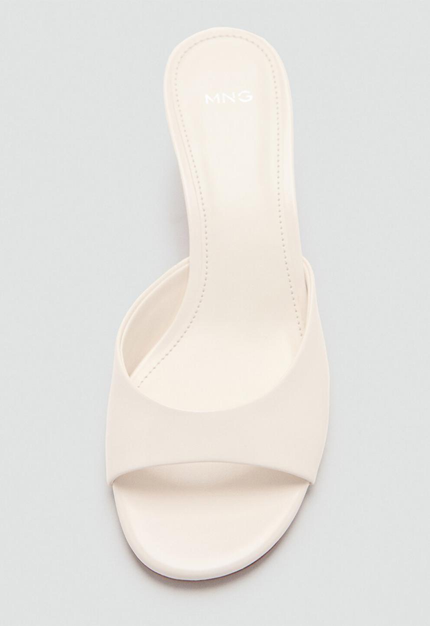MANGO - Sandy open toe mule - light beige