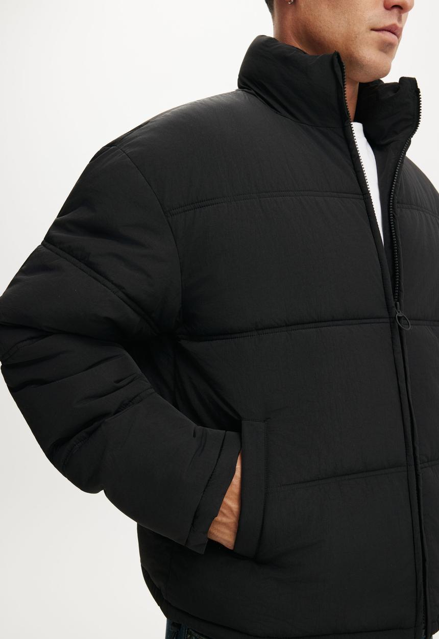 Cotton On - Puffer Jacket - Jet Black