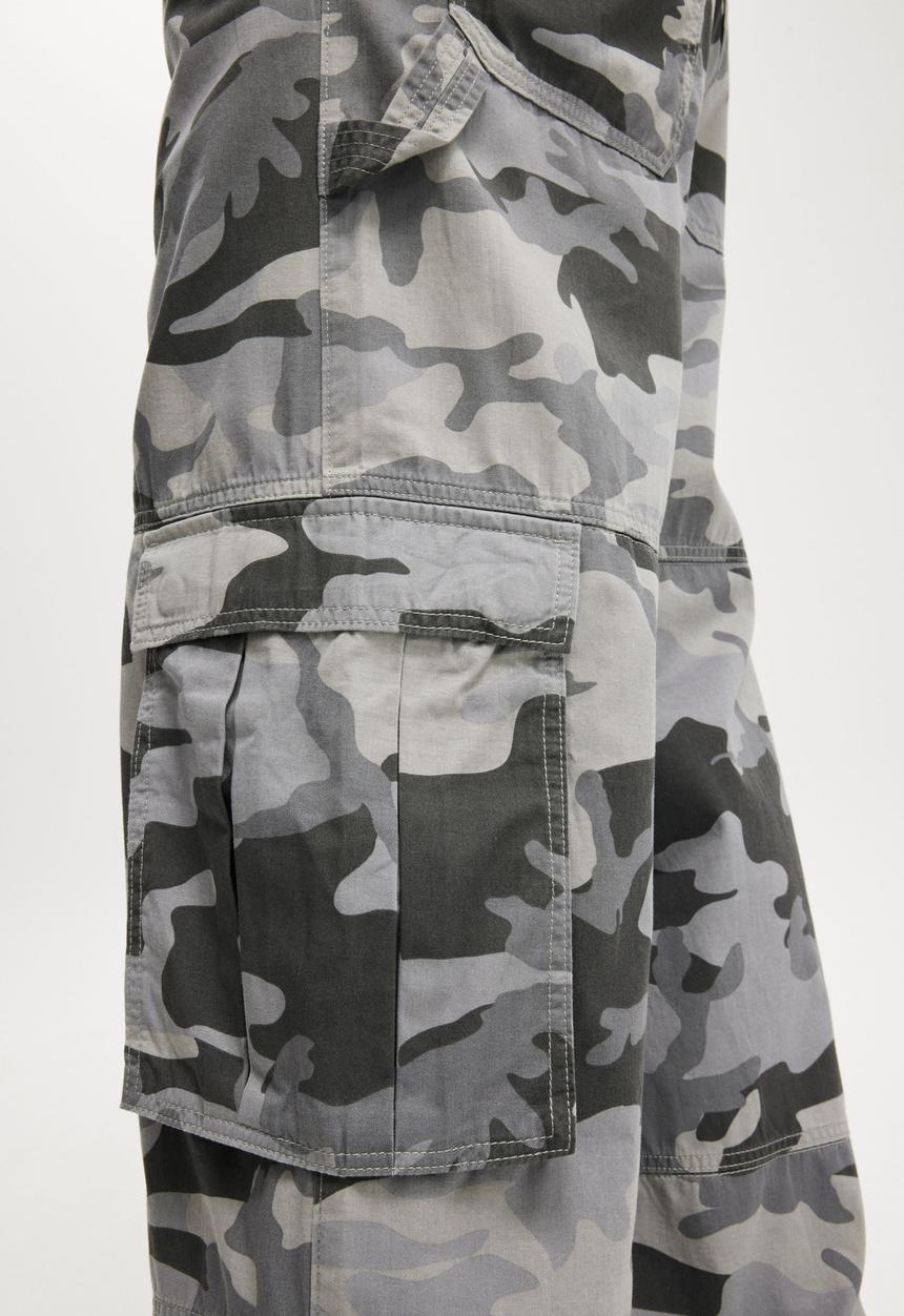 Cotton On - Super Baggy Cargo Pant - Grey Camo