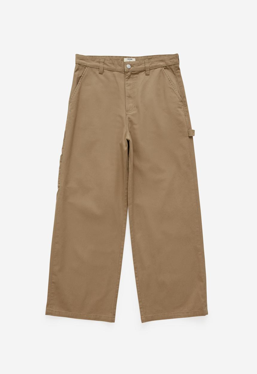 Cotton On - Super Baggy Worker Pant - Camel