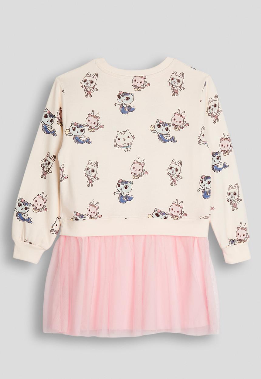 H&M - Sweatshirt dress - neutral & pink