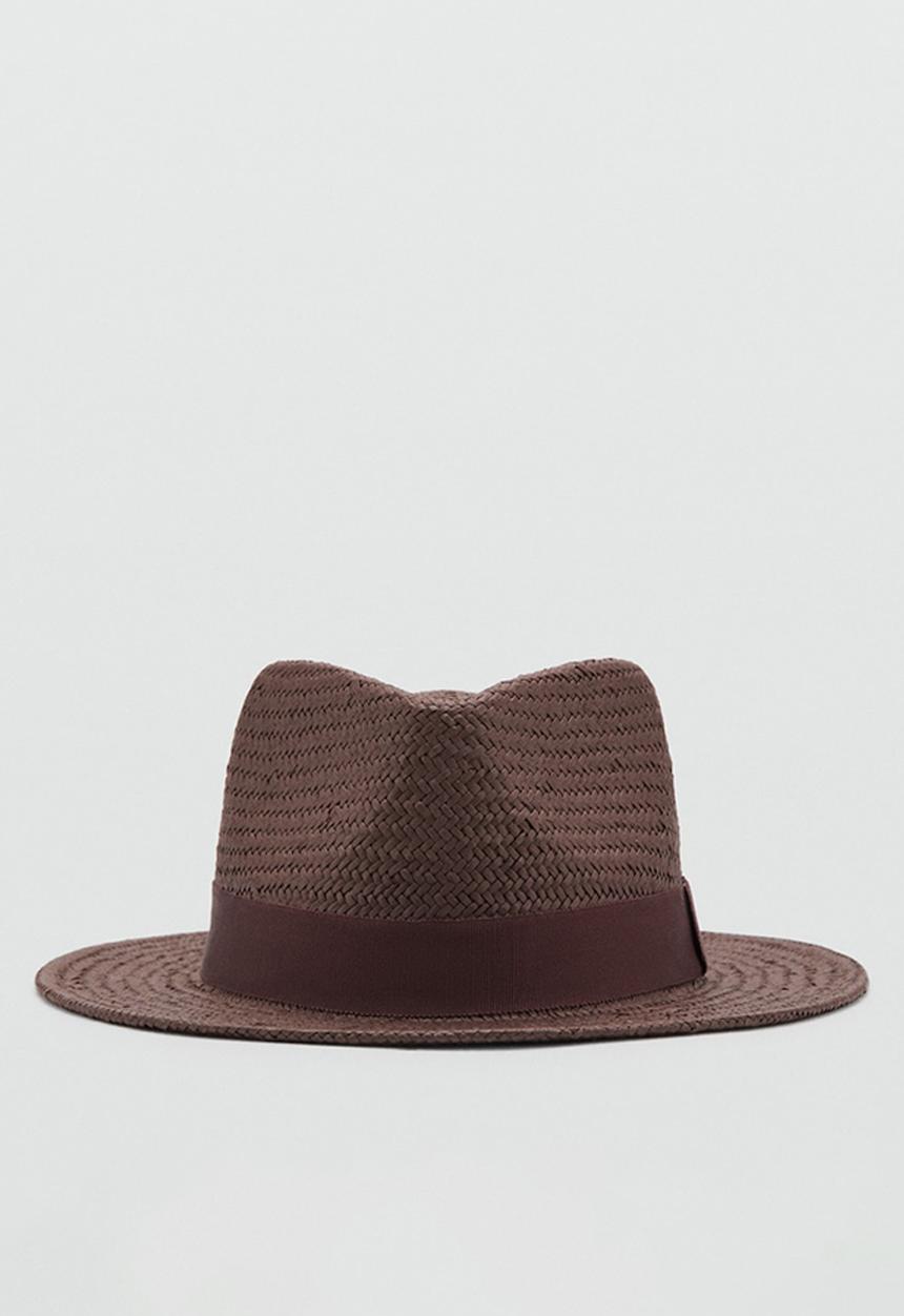 MANGO - City Hat - Dark Brown