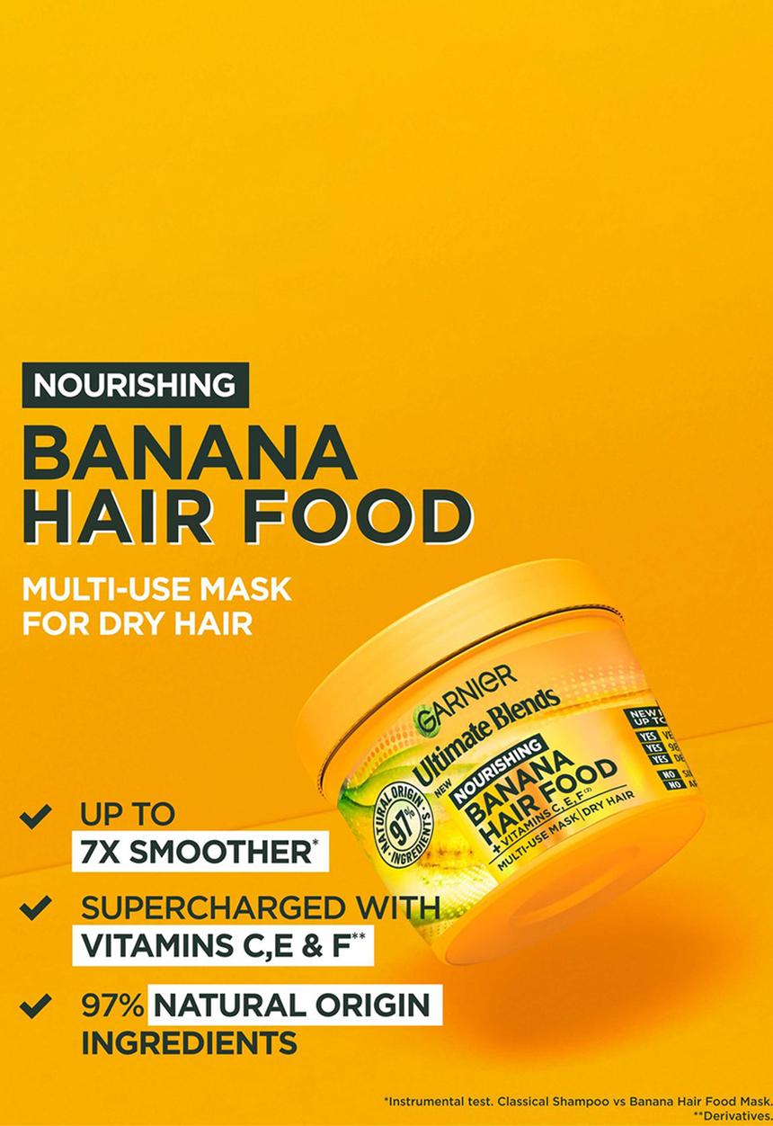 Garnier - Garnier Ultimate Blends Banana 3 in 1 Mask - 400ml