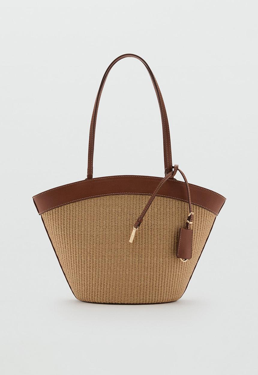 MANGO - Bilama Shoulder Bag - Brown