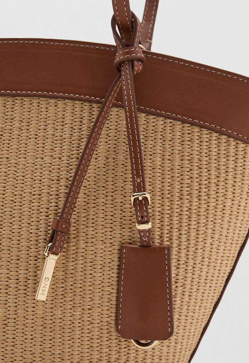 MANGO - Bilama Shoulder Bag - Brown