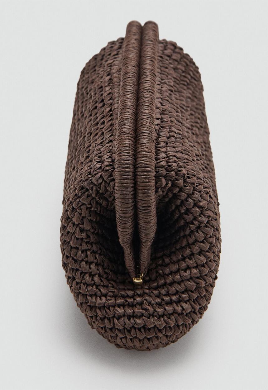 MANGO - Corfu Handbag - Dark Brown