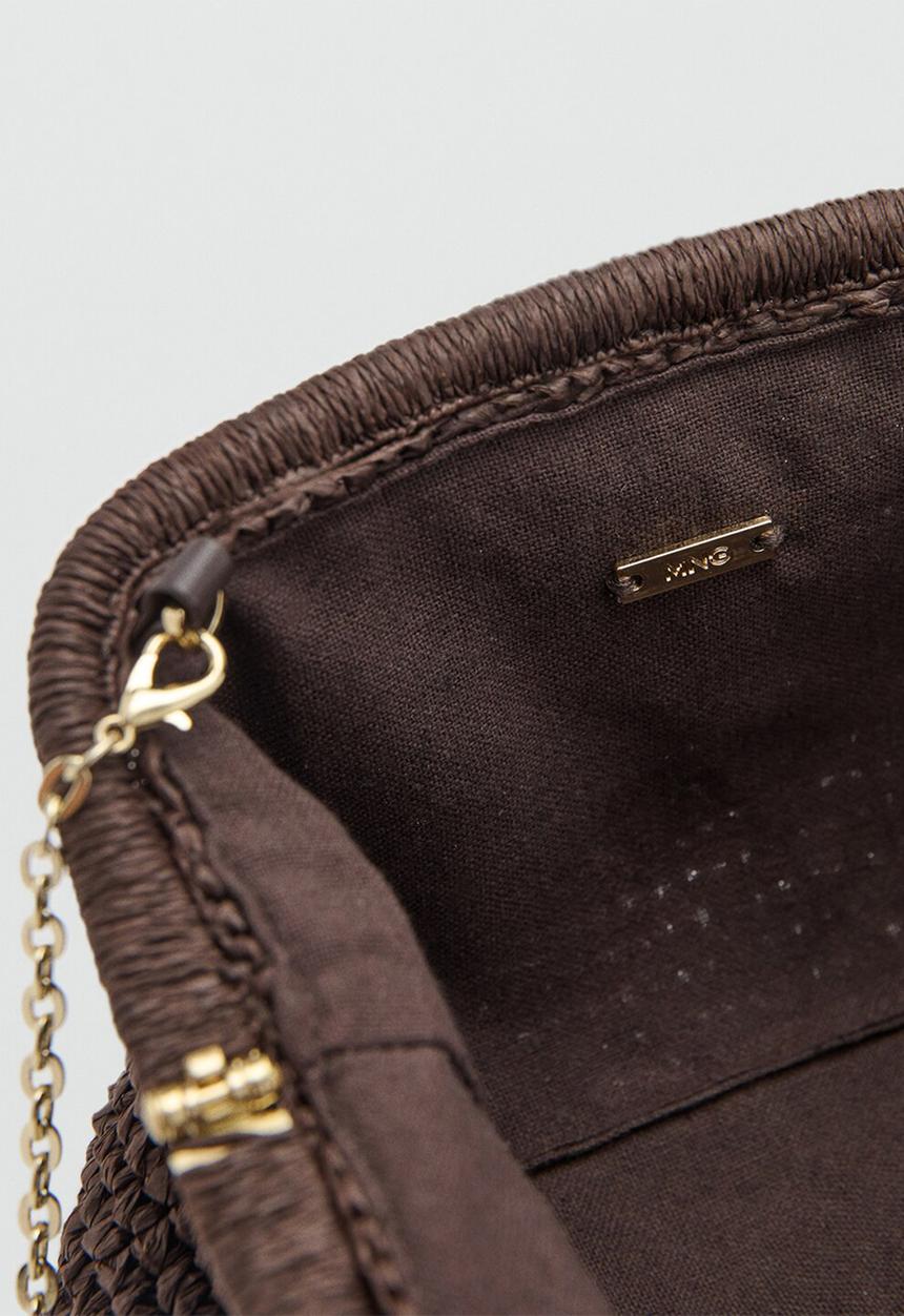 MANGO - Corfu Handbag - Dark Brown
