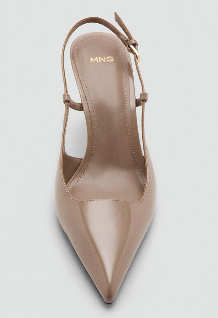 MANGO - Pistacho closed toe slingback - light/pastel pink