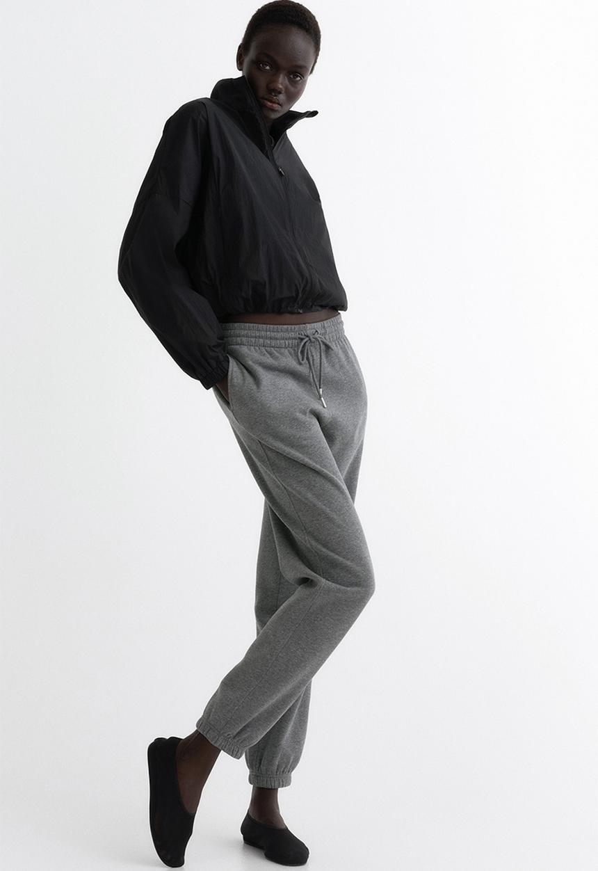 H&M - Cotton-blend sweatpants - grey marl