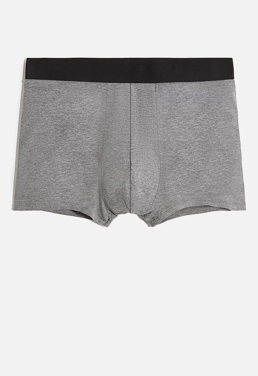 H&M - 3-Pack short trunks with lycra® - grey marl/black