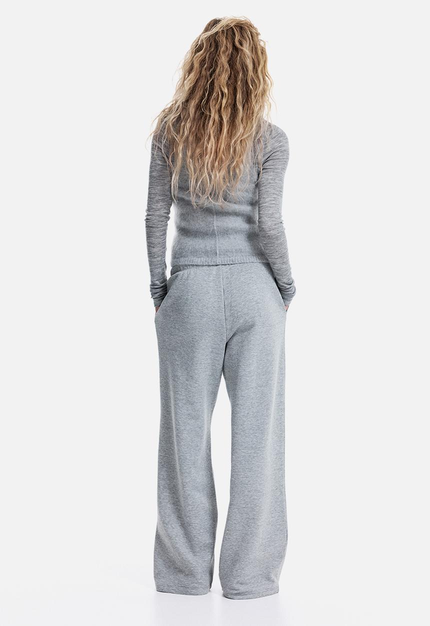 H&M - Wide joggers - grey marl