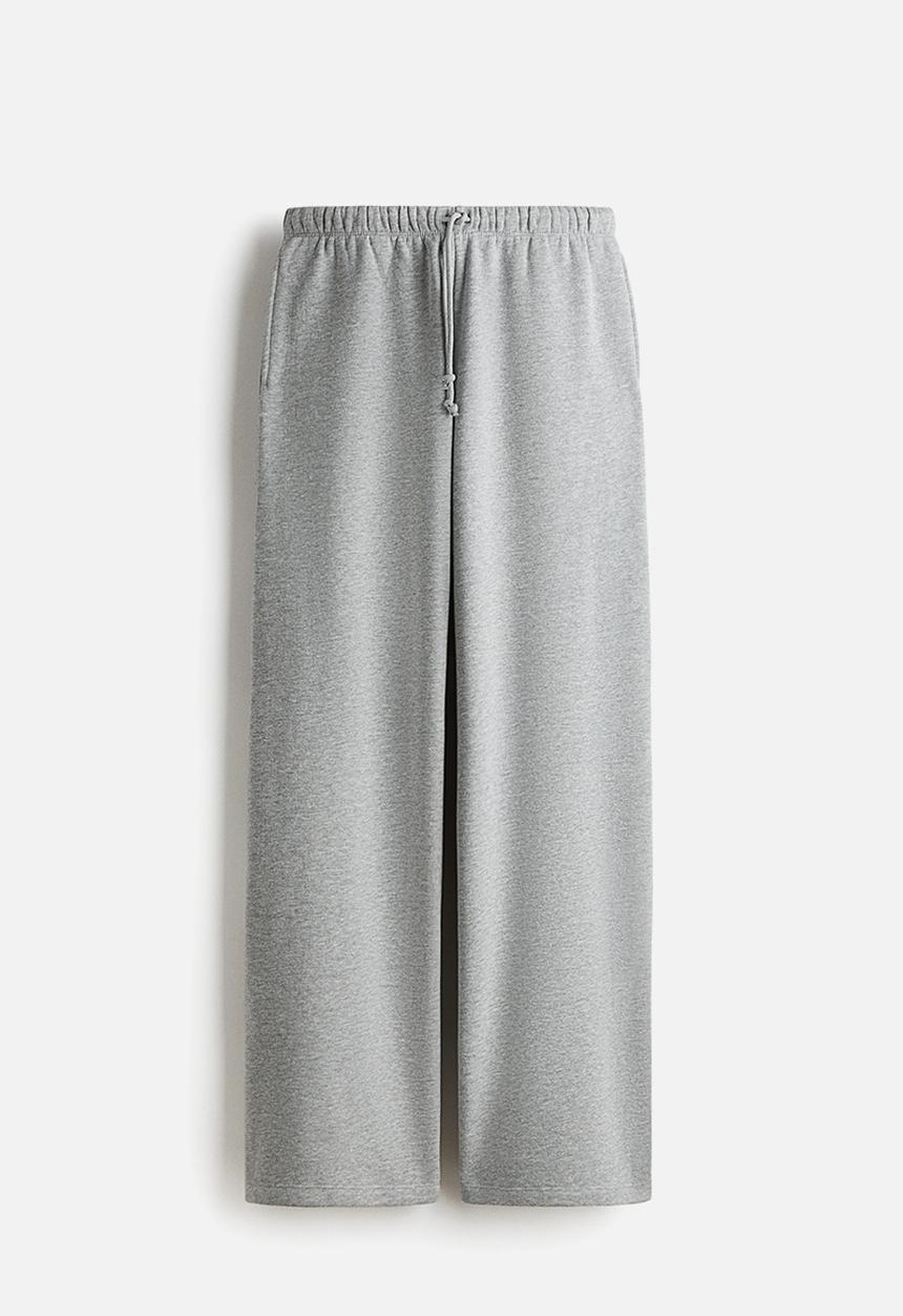 H&M - Wide joggers - grey marl