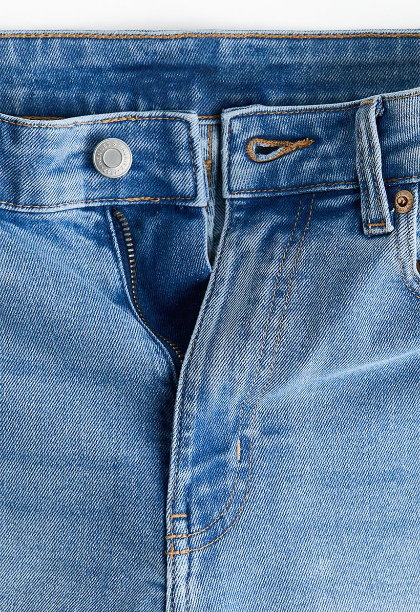 H&M - Skinny high waist jeans - light denim blue