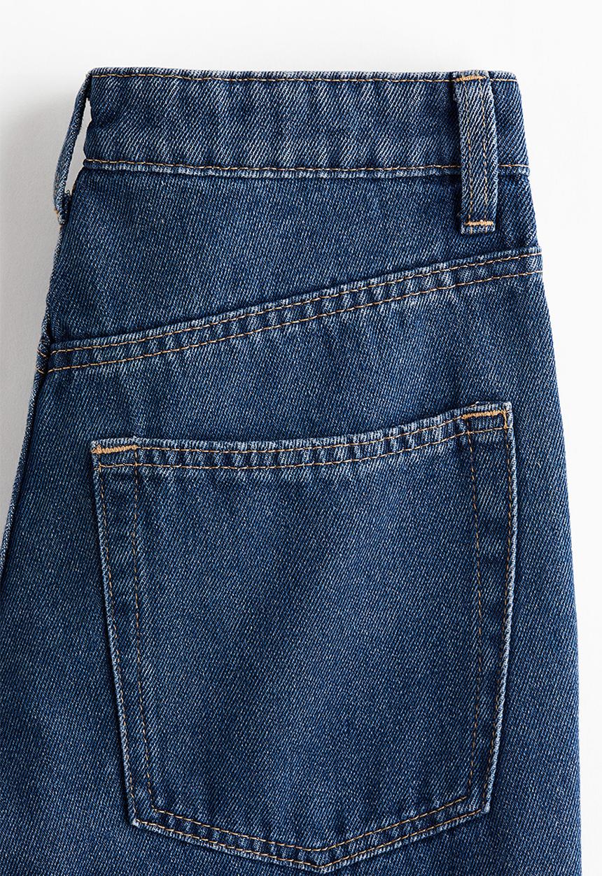 H&M - Straight high jeans - denim blue