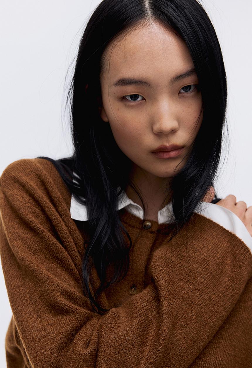 H&M - Loose-fit cardigan - brown