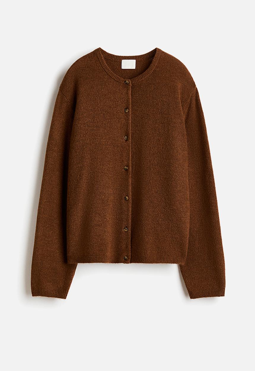 H&M - Loose-fit cardigan - brown