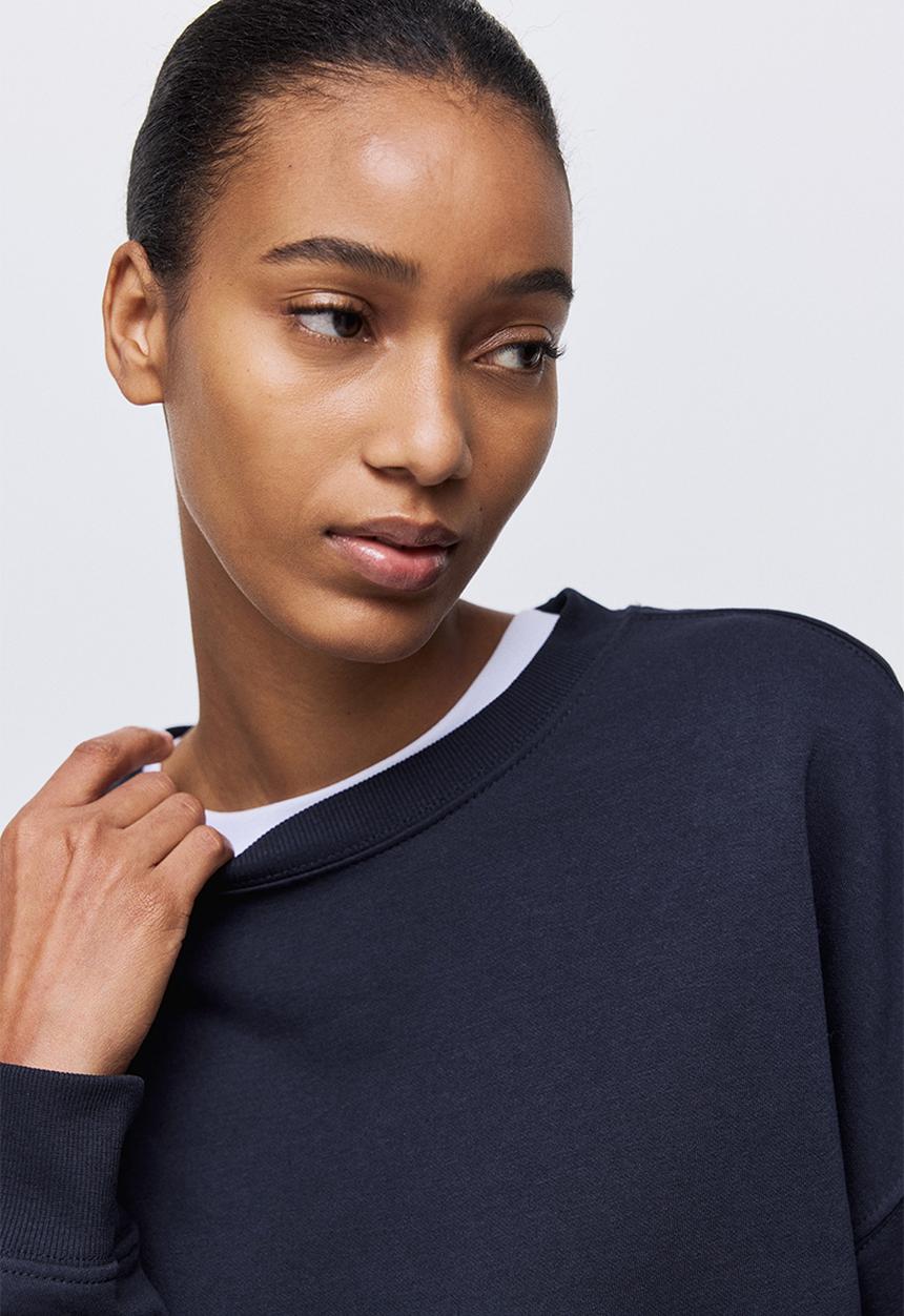 H&M - Oversized sweatshirt - navy blue