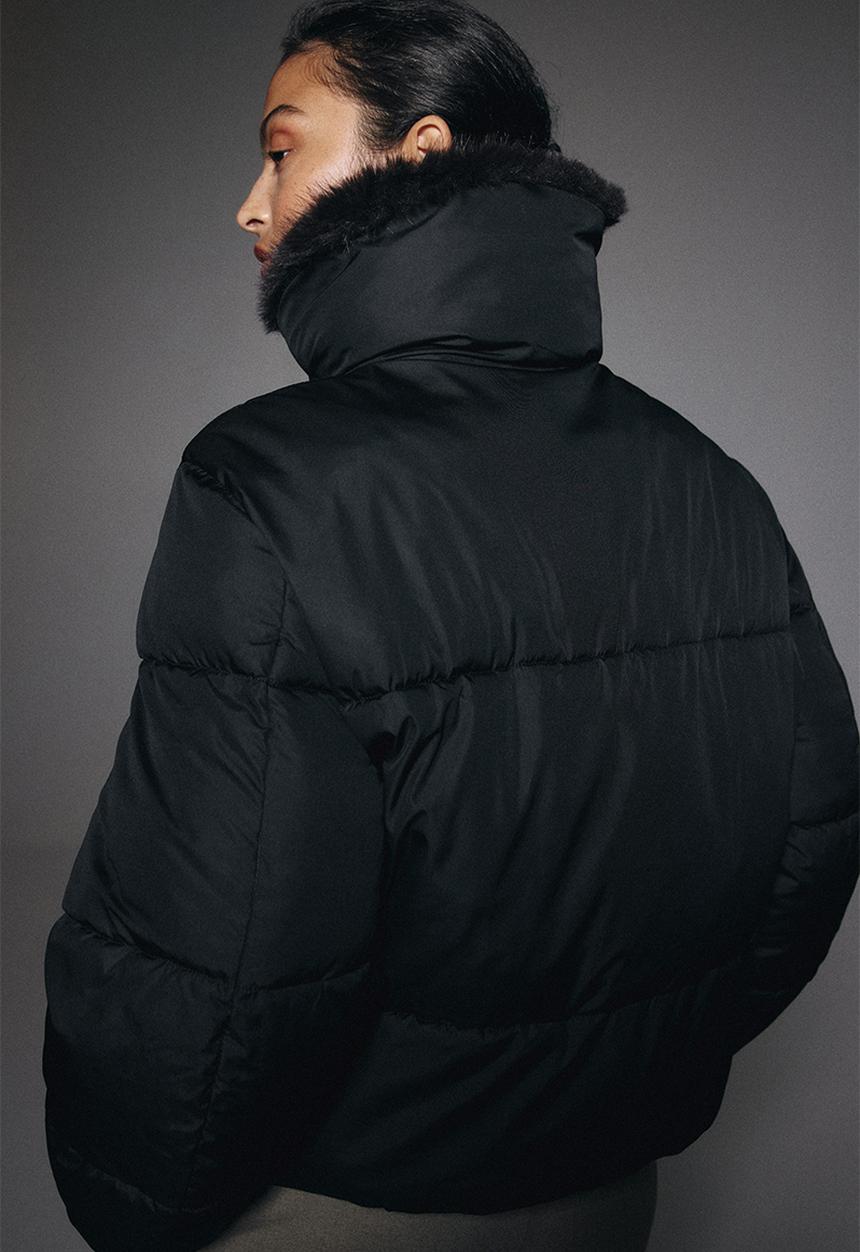 H&M - Oversized puffer jacket - black