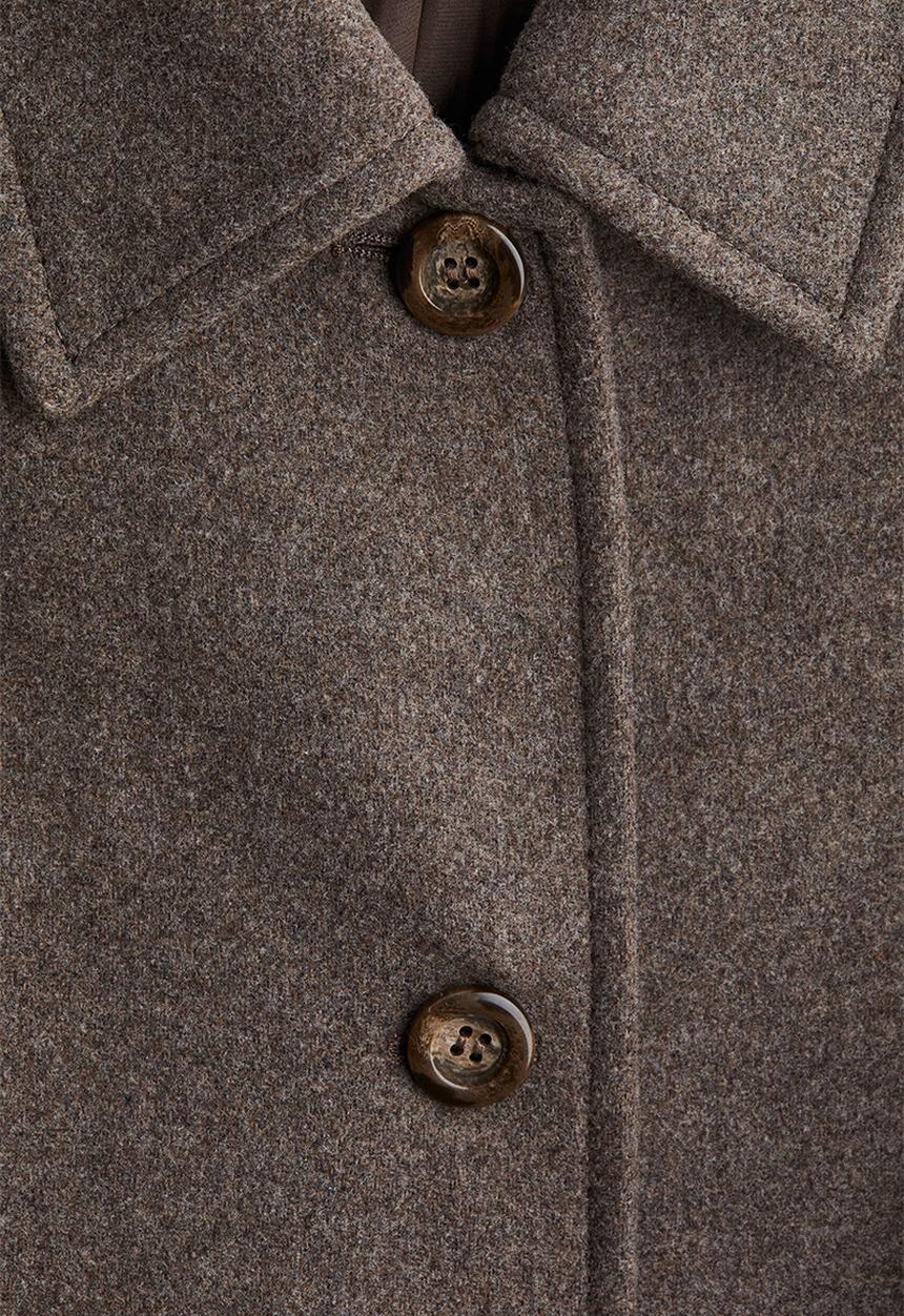 H&M - Car coat - dark taupe