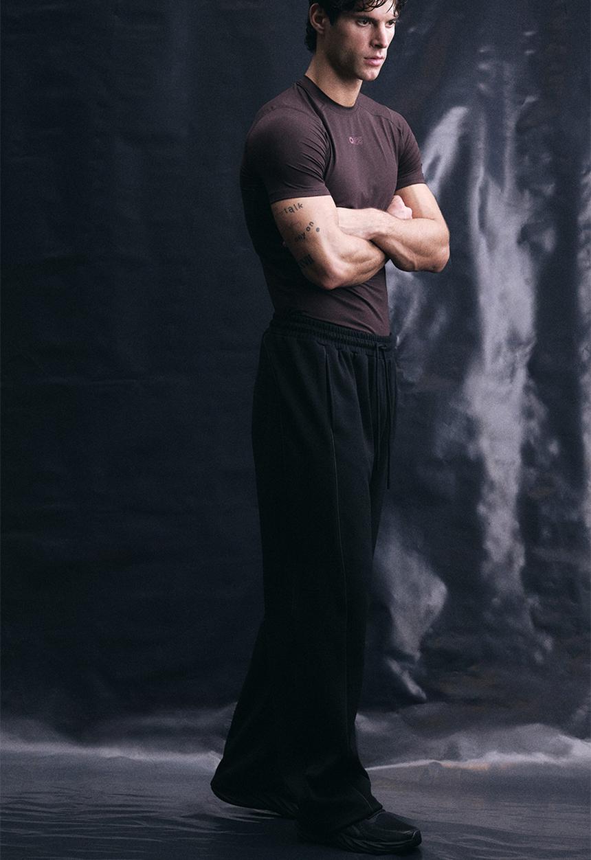 Loose fit sports joggers - black - 1294942006