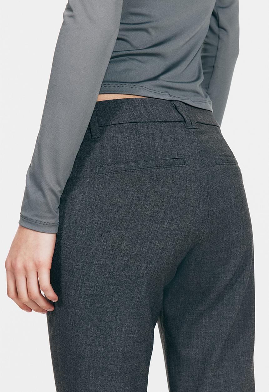 H&M - Flared tailored trousers - dark grey